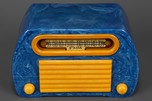 FADA 652 Insert Grill ’Temple’ Catalin Radio Lapis-Lazuli + Yellow - Rare